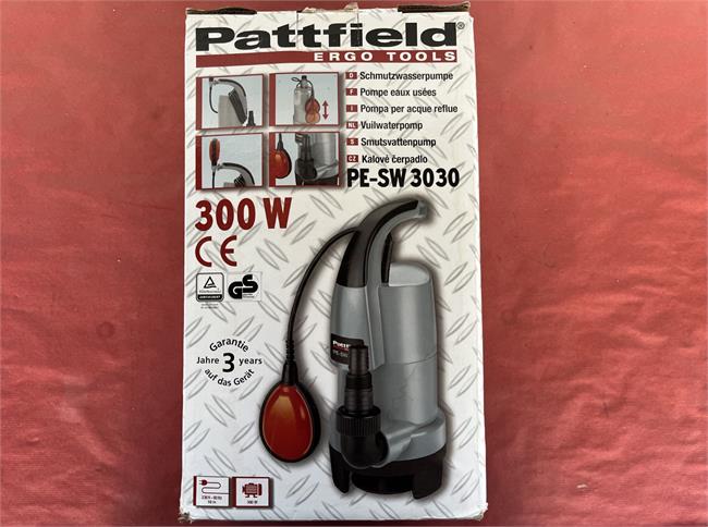 1  Schmutzwasserpumpe Pattfield PE-SW 3030