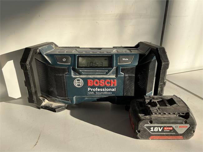 1 * Baustellenradio Bosch GML Sound Boxx